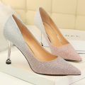 Bouche peu profonde Chaussures de mariage de mariage brillant